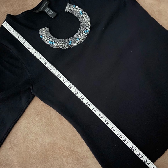 Y2K Cable and Gauge Beaded Scoop Neckline Top - Picture 9 of 12